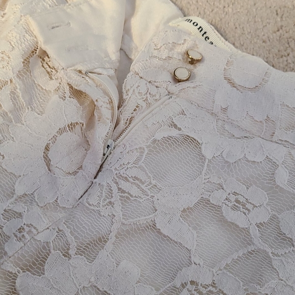 White Lace Shorts - Picture 2 of 3